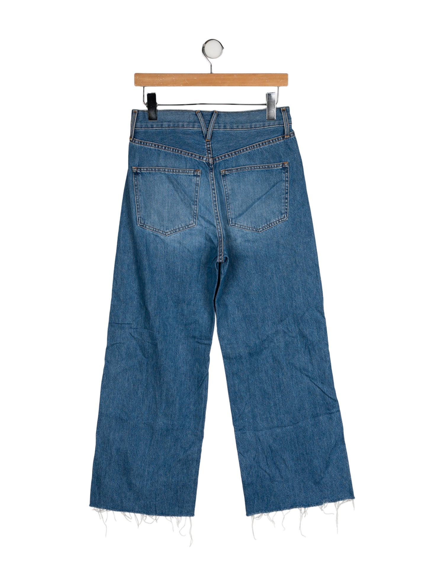 Veronica Beard High-Rise Wide Leg Jeans