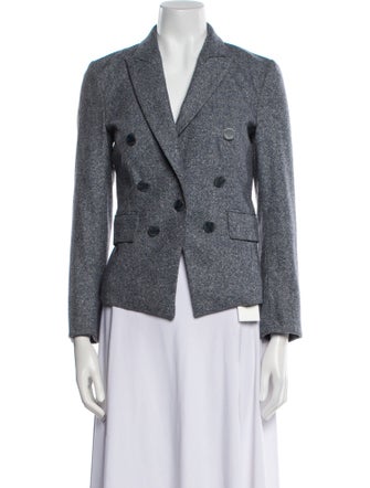 Veronica Beard Wool Tweed Pattern Blazer