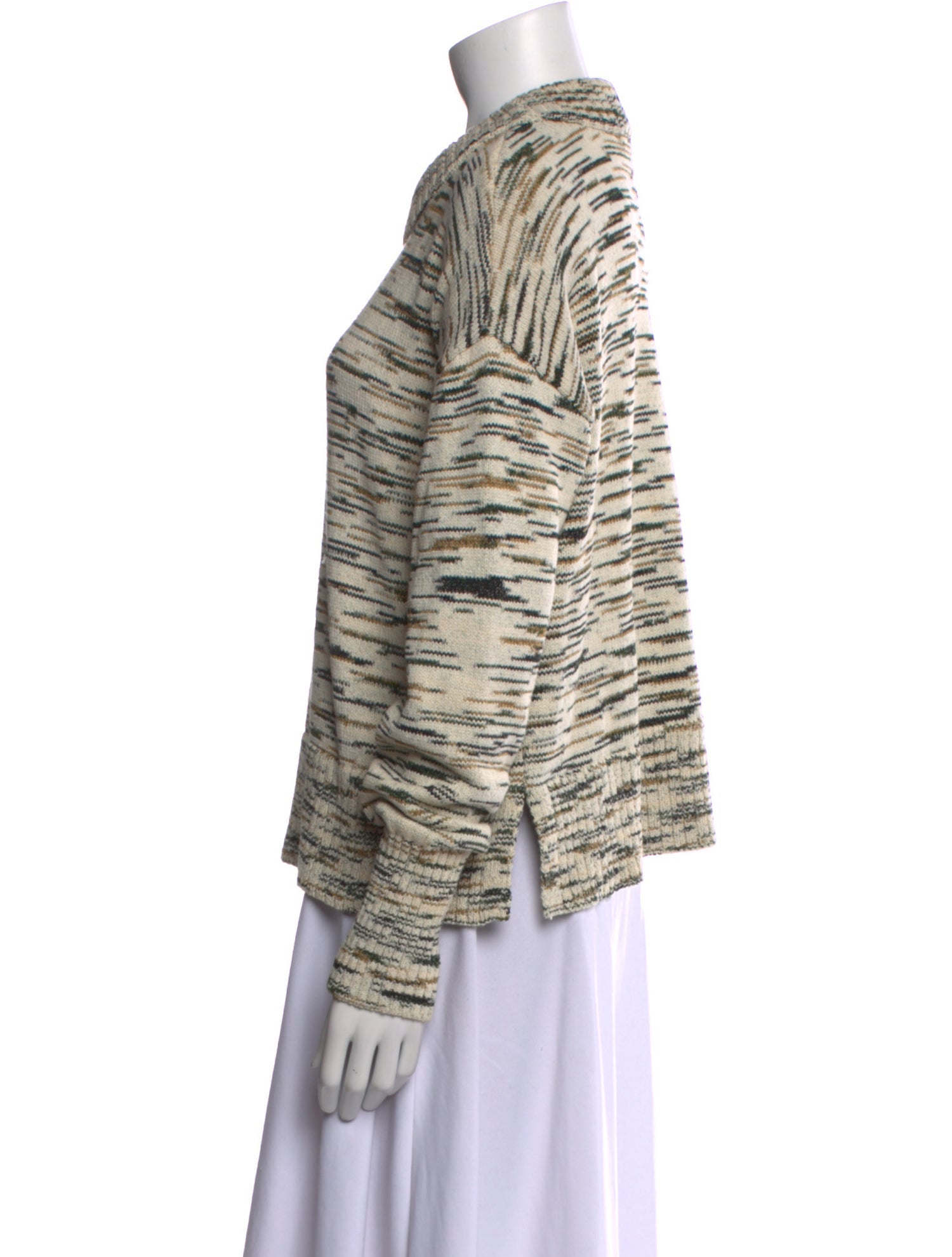 Veronica Beard Printed Mock Neck Sweater