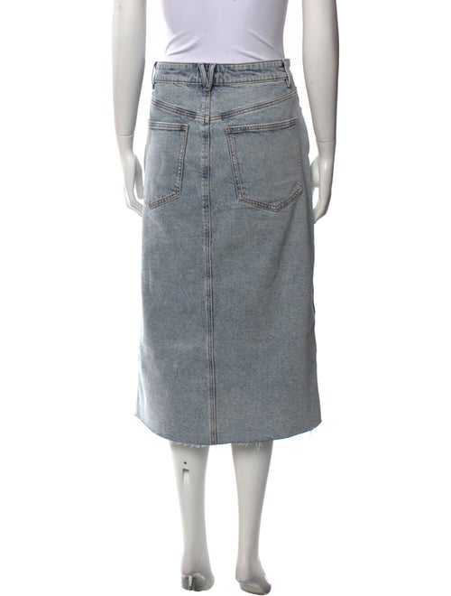 Veronica Beard Raw-Edge Trim Midi Length Skirt