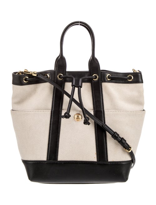 Veronica Beard Canvas Top Handle Bag