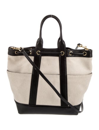 Veronica Beard Canvas Top Handle Bag