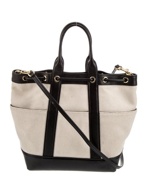 Veronica Beard Canvas Top Handle Bag