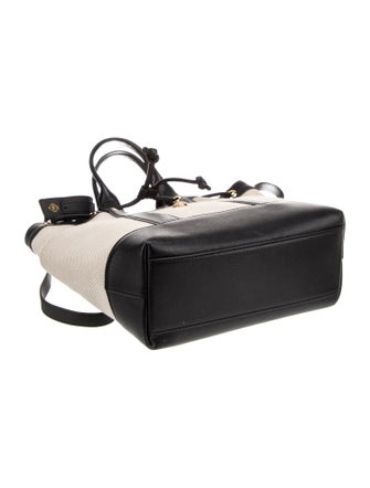 Veronica Beard Canvas Top Handle Bag