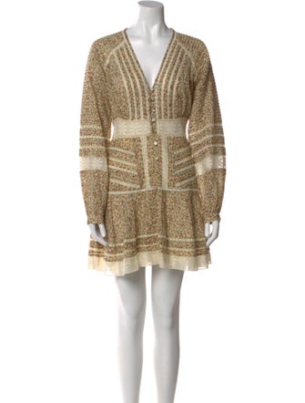 Veronica Beard Printed Mini Dress