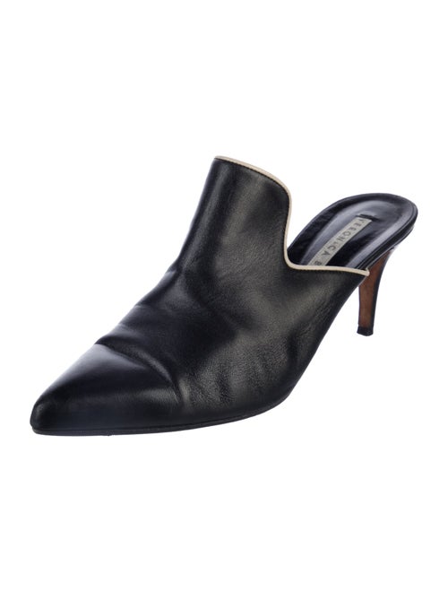 Veronica Beard Leather Mules
