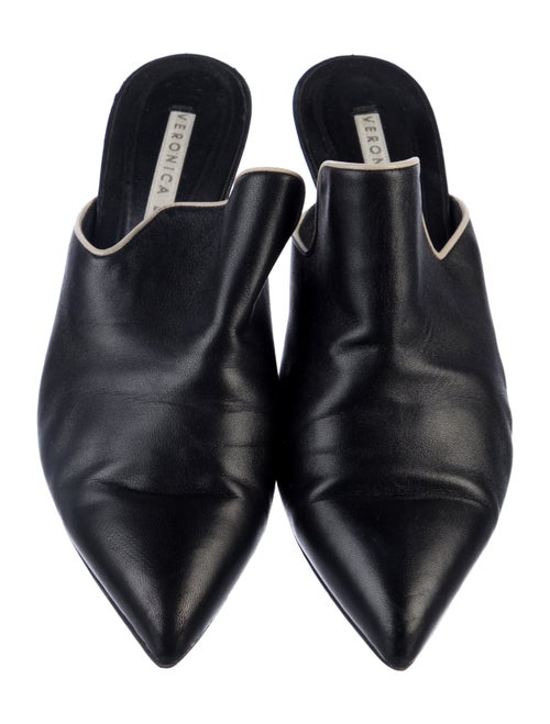 Veronica Beard Leather Mules