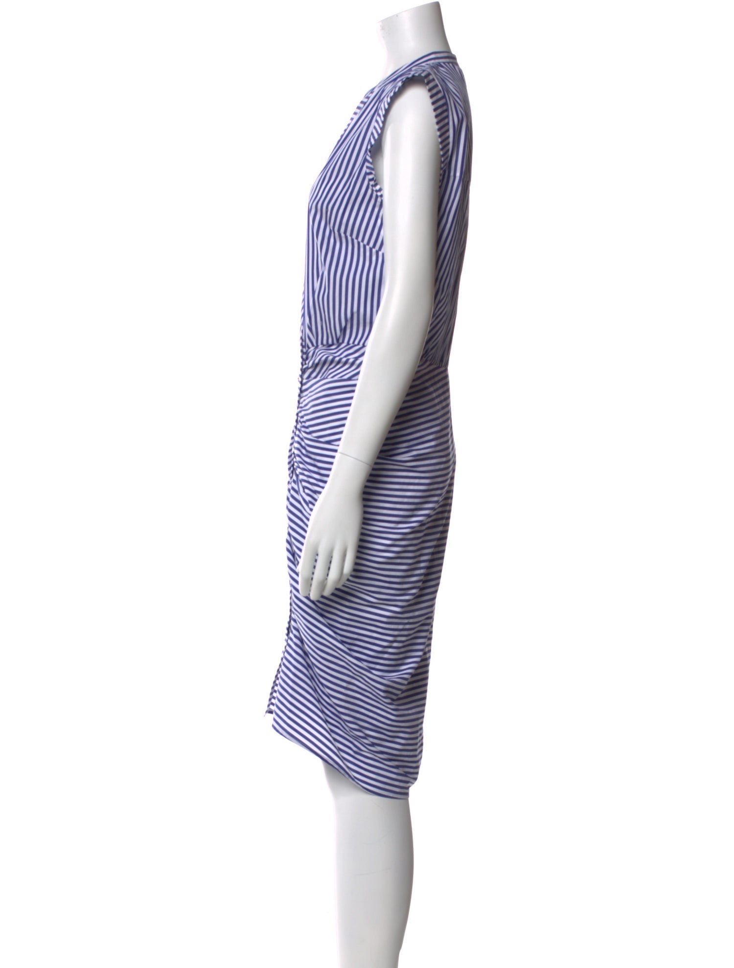 Veronica Beard Striped Midi Length Dress