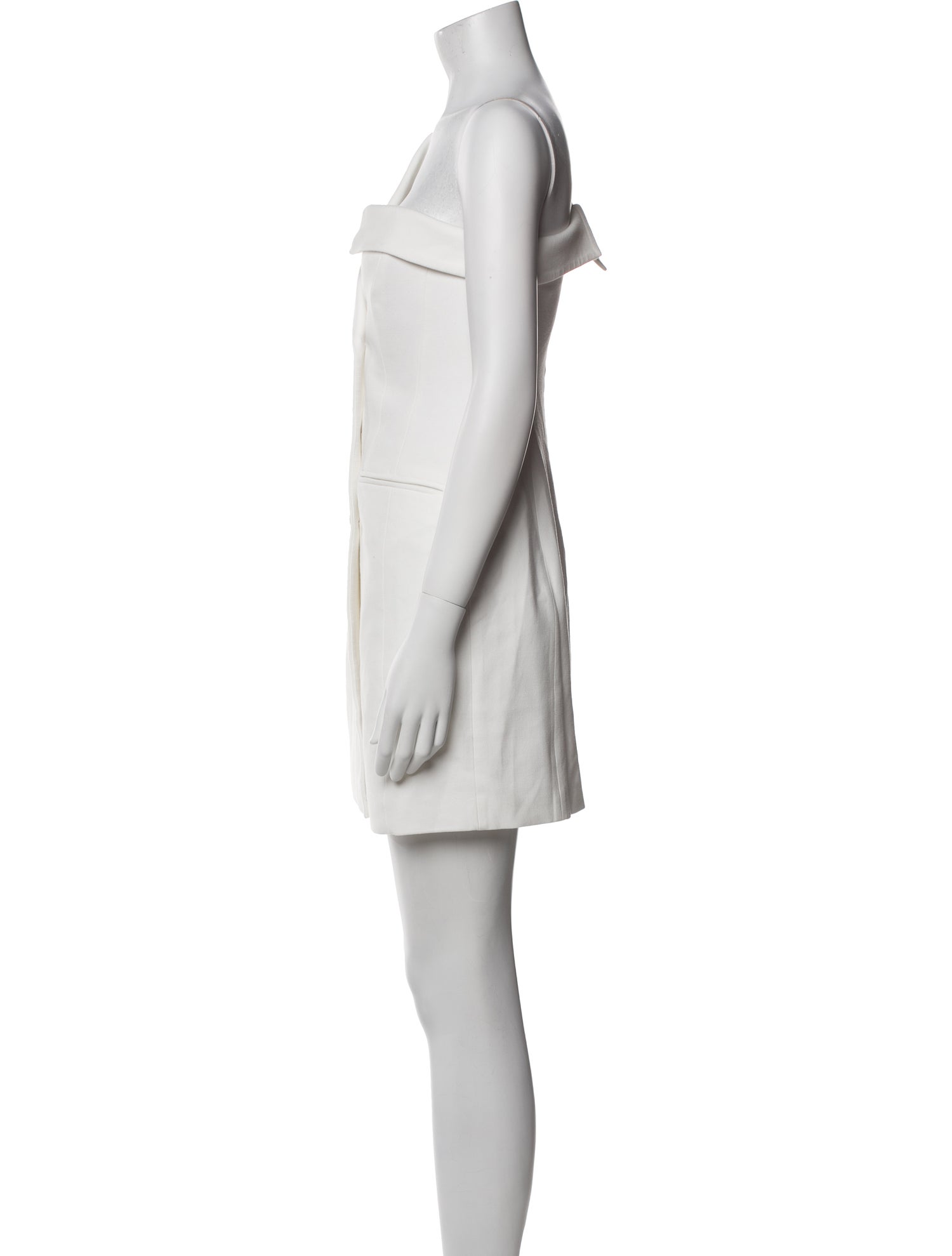 Veronica Beard One-Shoulder Mini Dress