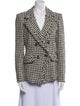 Veronica Beard Houndstooth Print Blazer