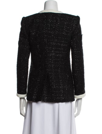 Veronica Beard Wool Tweed Pattern Evening Jacket