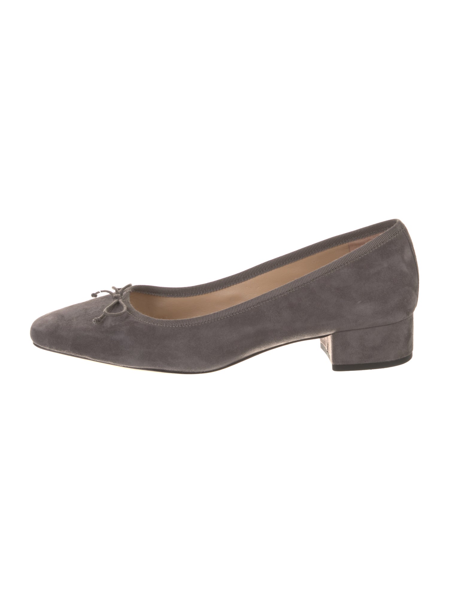 Veronica Beard Suede Bow Accents Pumps