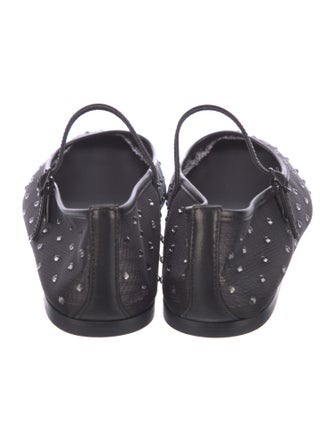 Veronica Beard Mesh Lace Pattern Mary Jane Flats