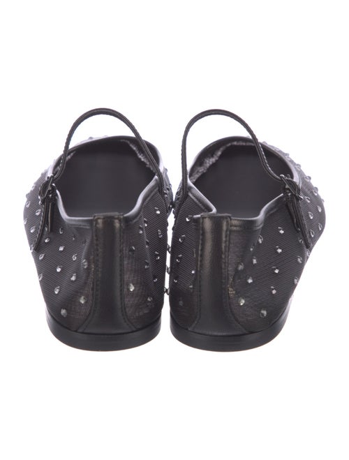 Veronica Beard Mesh Lace Pattern Mary Jane Flats