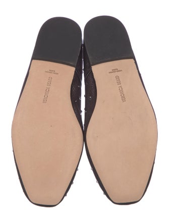 Veronica Beard Mesh Lace Pattern Mary Jane Flats