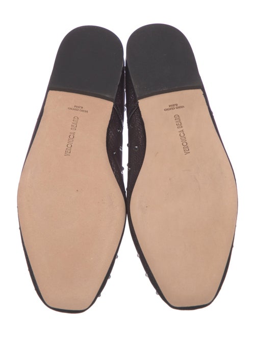 Veronica Beard Mesh Lace Pattern Mary Jane Flats