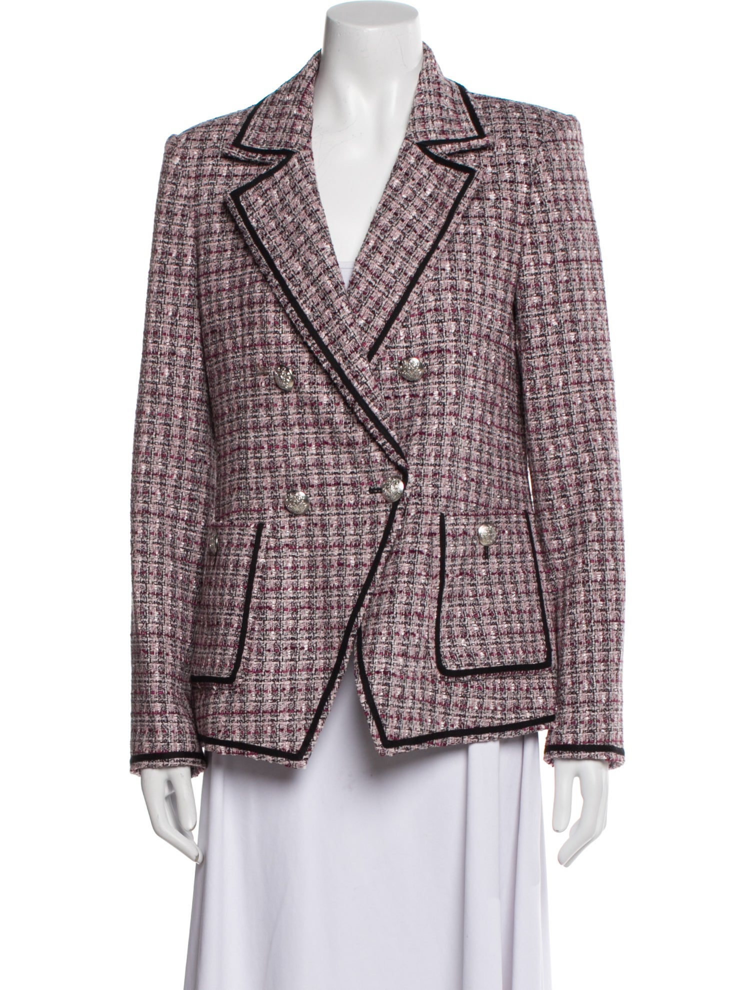 Veronica Beard Theron Jacket Plaid Print Blazer w/ Tags