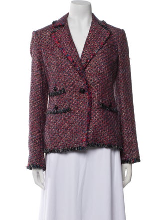 Veronica Beard Tweed Pattern Blazer