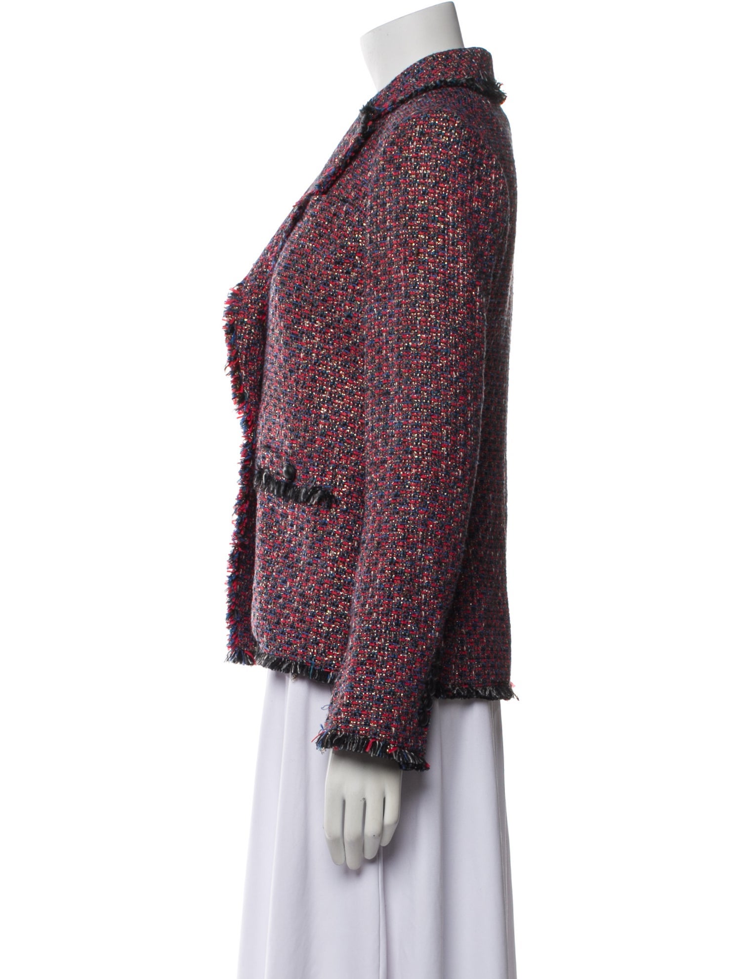 Veronica Beard Tweed Pattern Blazer
