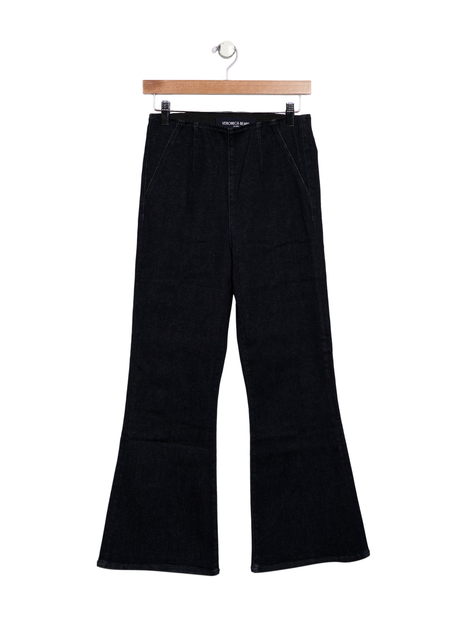 Veronica Beard High-Rise Wide Leg Jeans