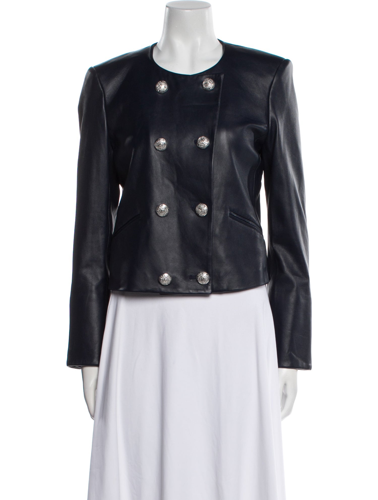 Veronica Beard Lamb Leather Jacket