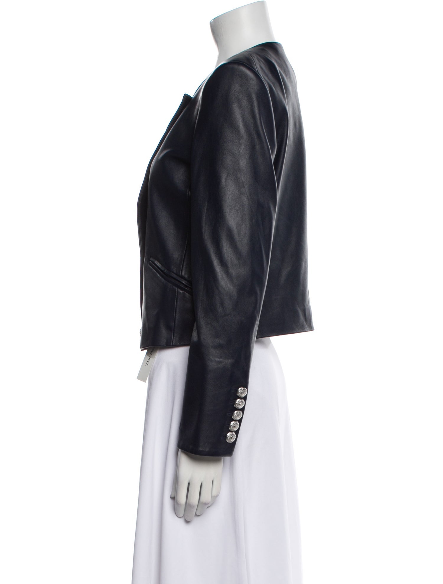 Veronica Beard Lamb Leather Jacket
