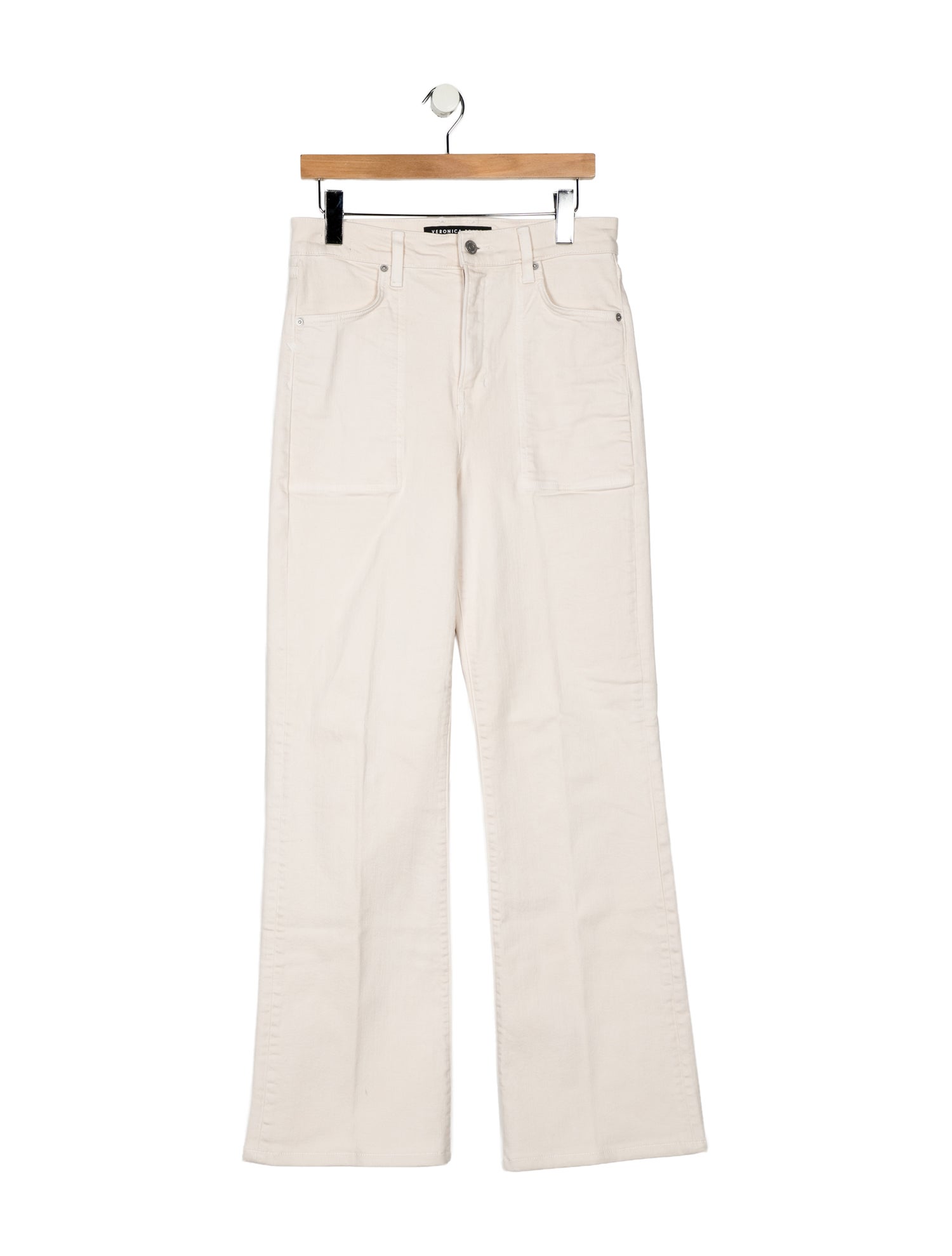 Veronica Beard High-Rise Wide Leg Jeans