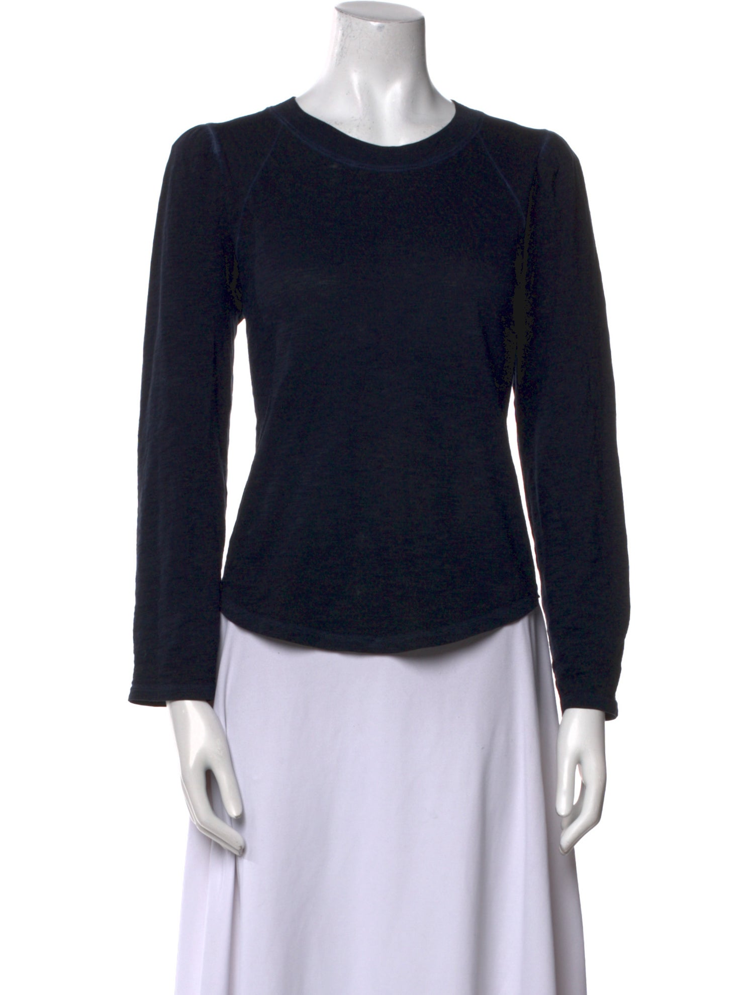 Veronica Beard Supima Cotton Crew Neck Top