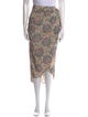 Veronica Beard Silk Midi Length Skirt