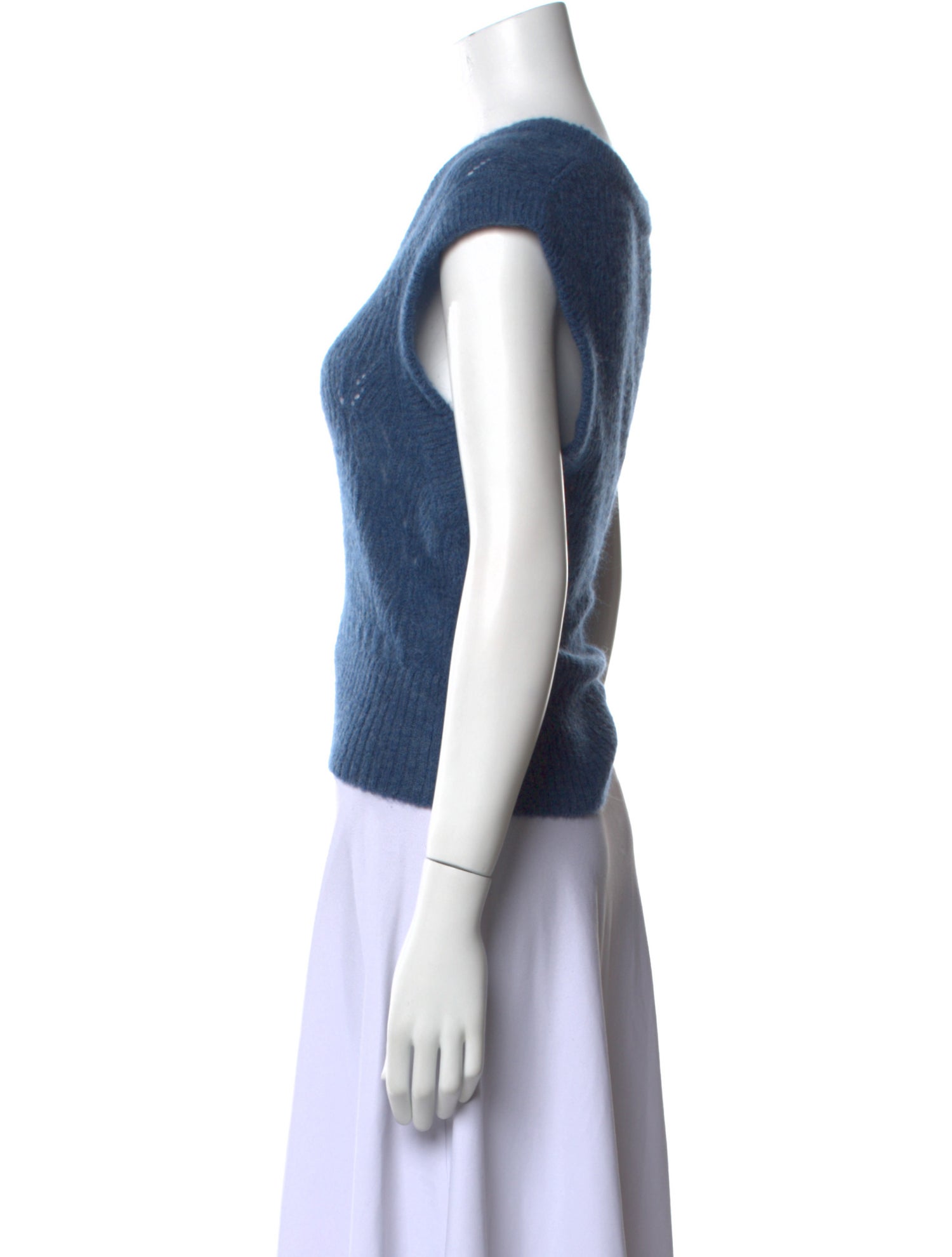 Veronica Beard Alpaca V-Neck T-Shirt