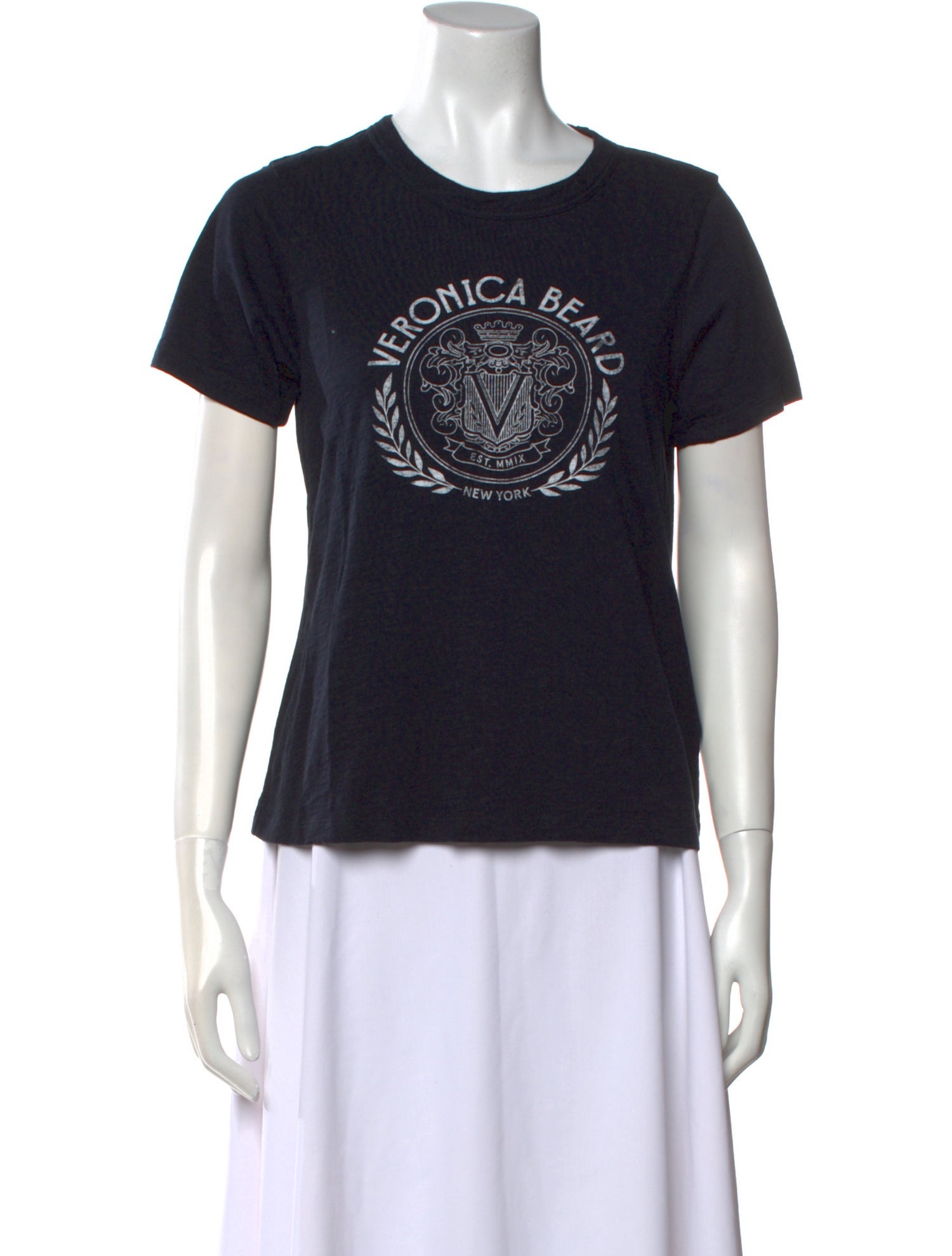 Veronica Beard Graphic Print Crew Neck T-Shirt