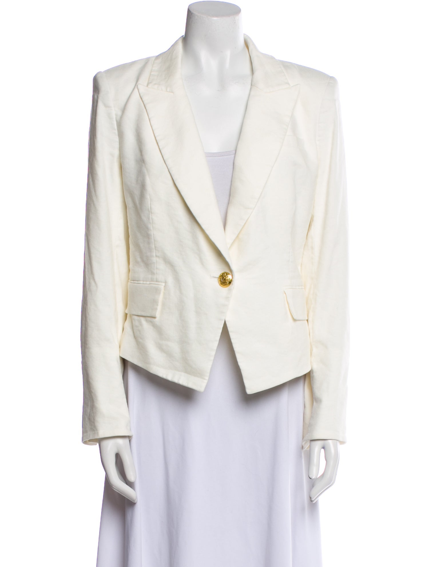 Veronica Beard Linen Striped Blazer