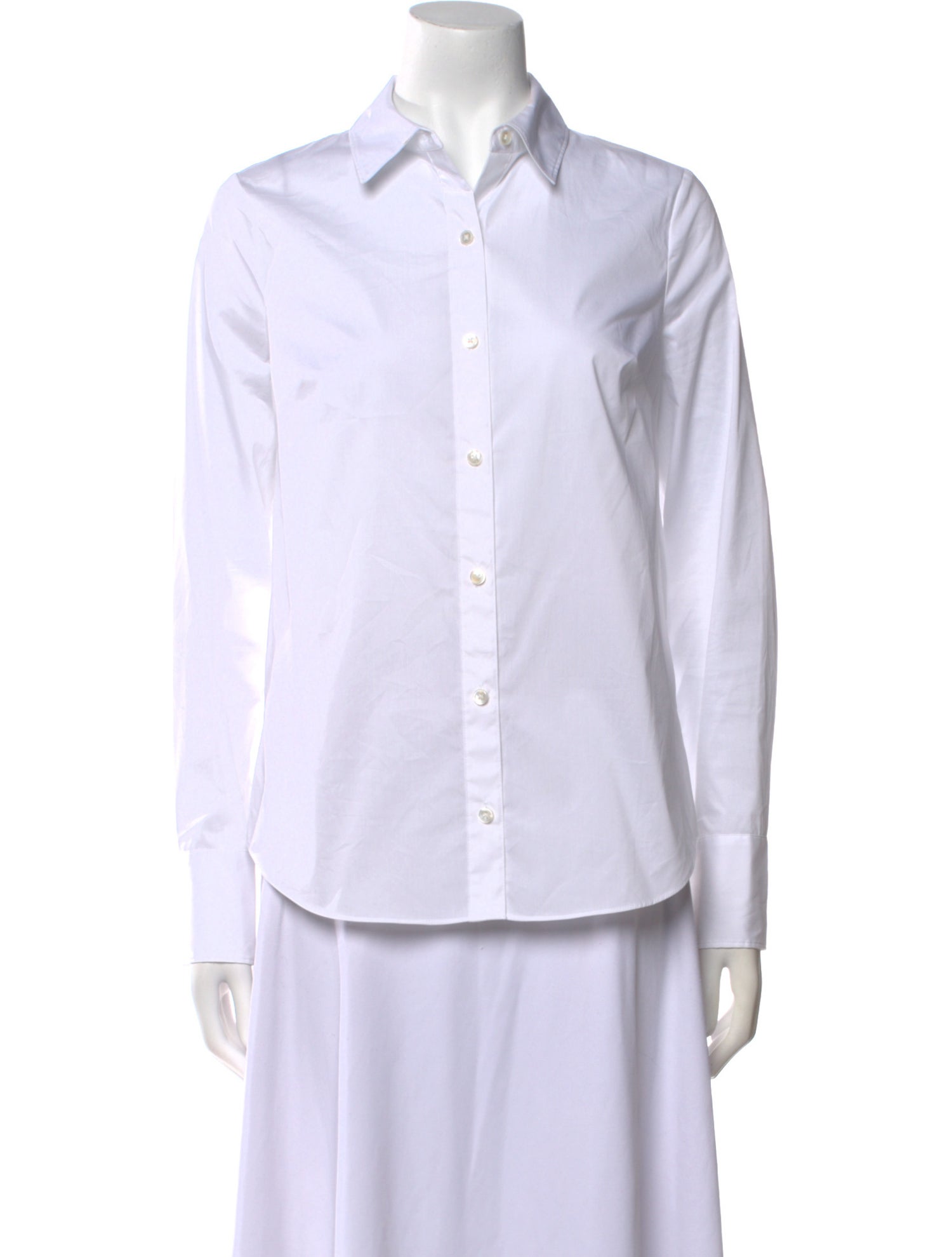 Veronica Beard Long Sleeve Button-Up Top