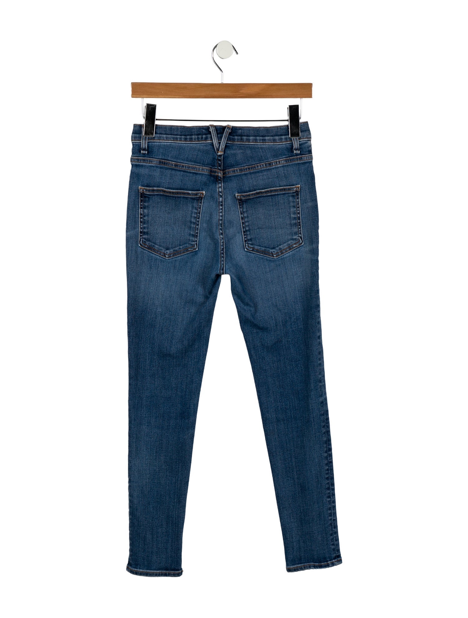 Veronica Beard Mid-Rise Skinny Leg Jeans