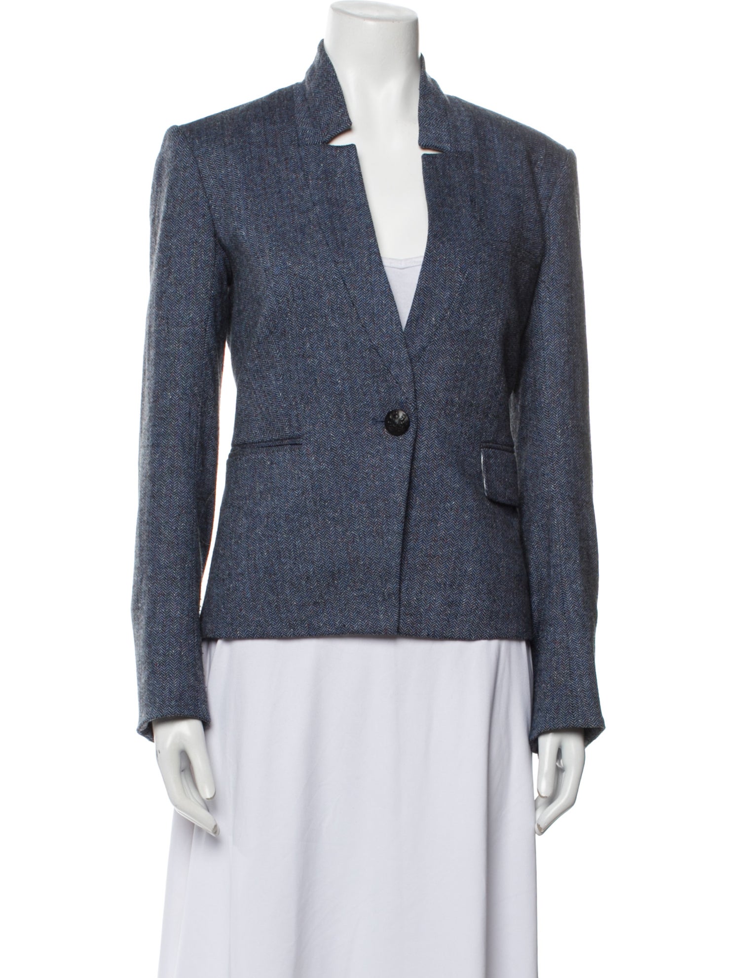 Veronica Beard Tweed Pattern Blazer