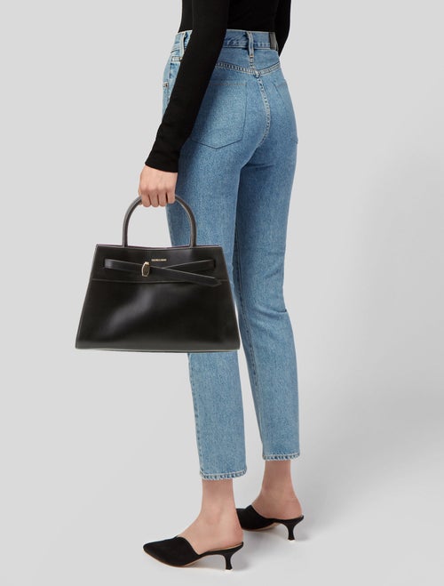 Veronica Beard Leather Top Handle Bag