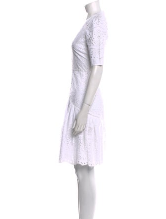 Veronica Beard Lace Pattern Knee-Length Dress