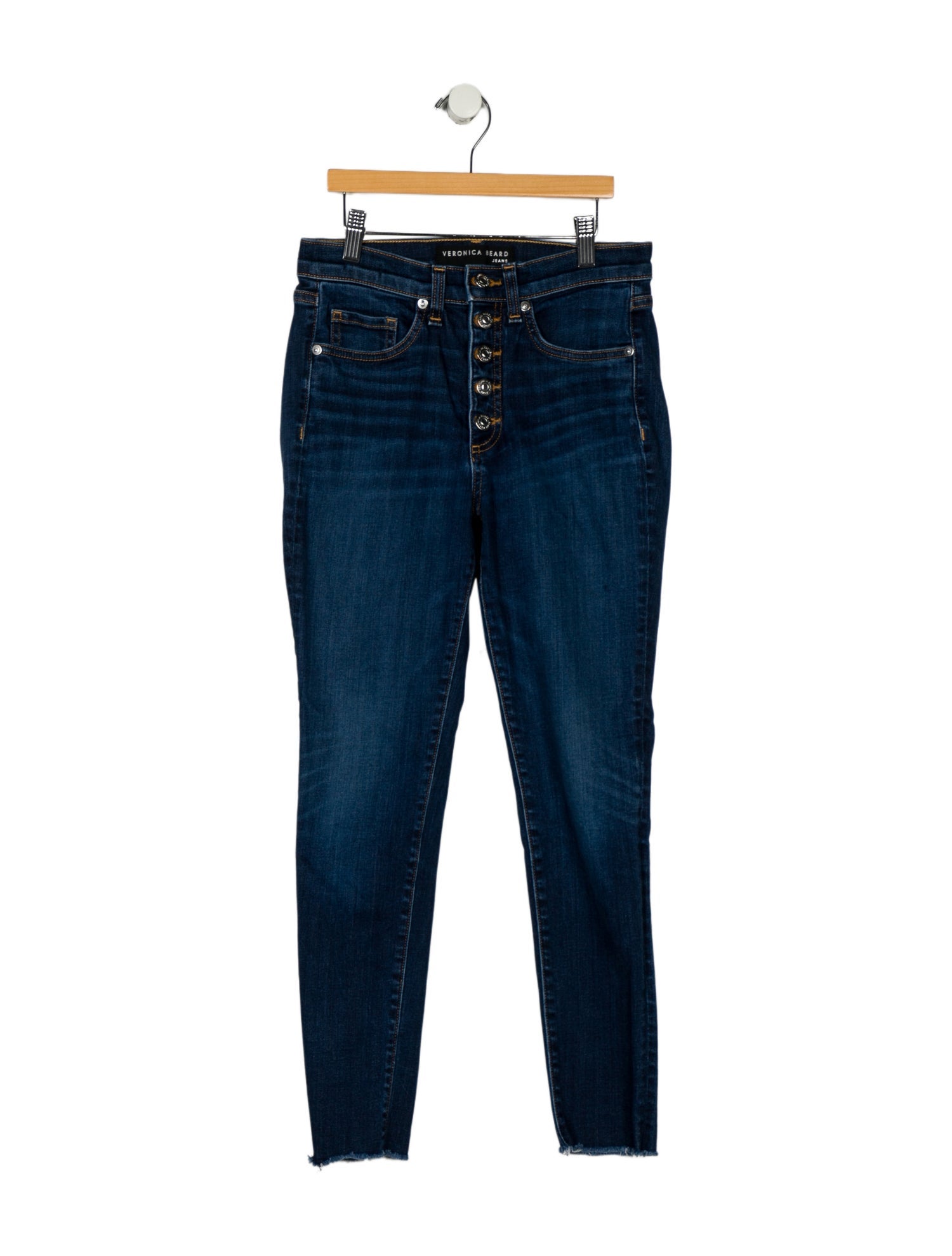 Veronica Beard Mid-Rise Skinny Leg Jeans