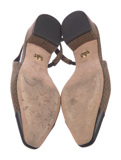 Veronica Beard Houndstooth Print Slingback Pumps