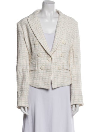 Veronica Beard Tweed Pattern Blazer