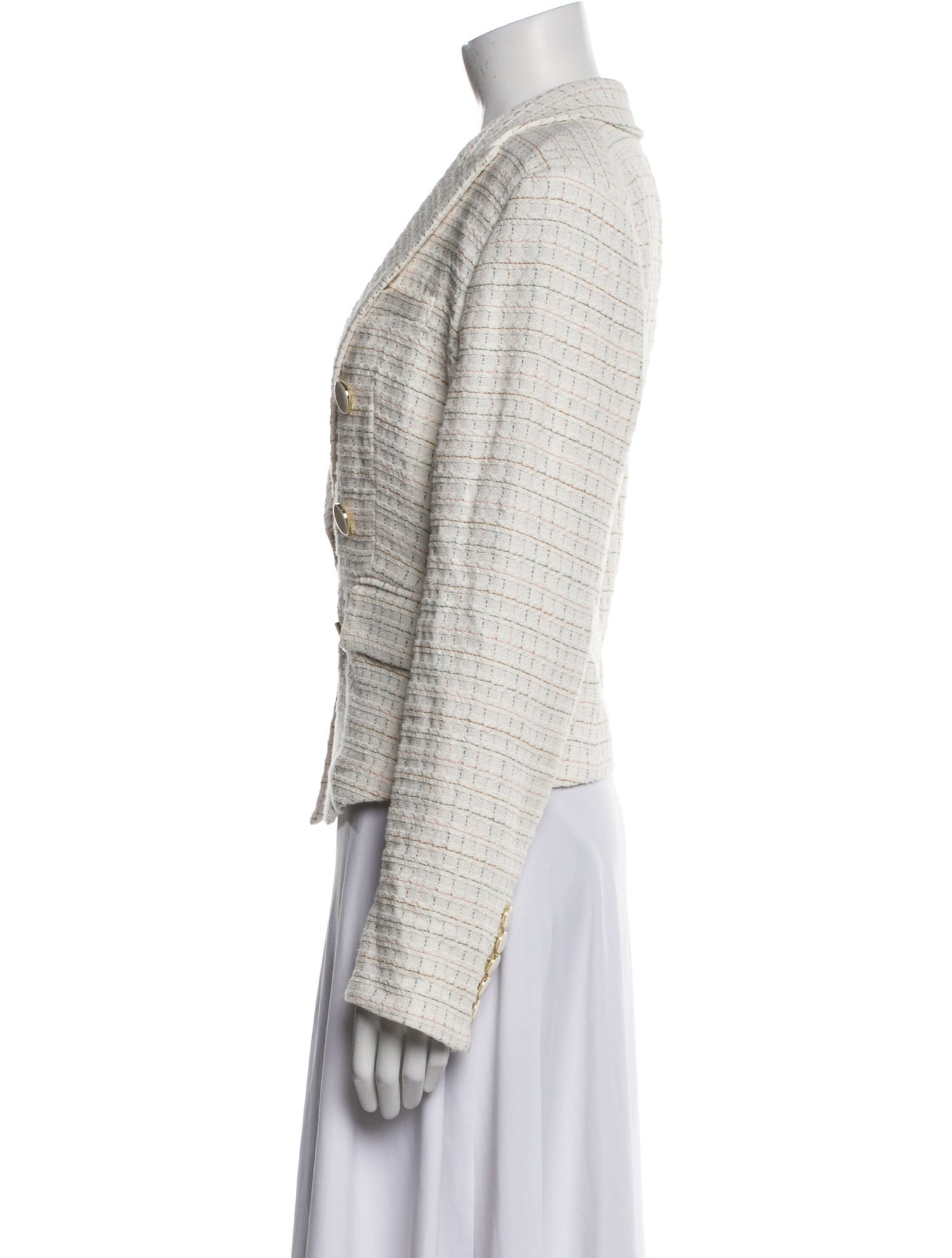 Veronica Beard Tweed Pattern Blazer