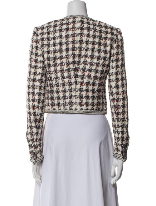 Veronica Beard Tweed Pattern Evening Jacket