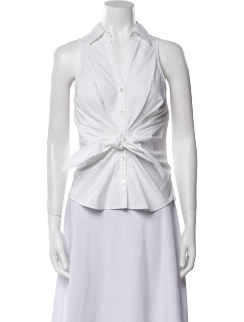 Veronica Beard V-Neck Sleeveless Top