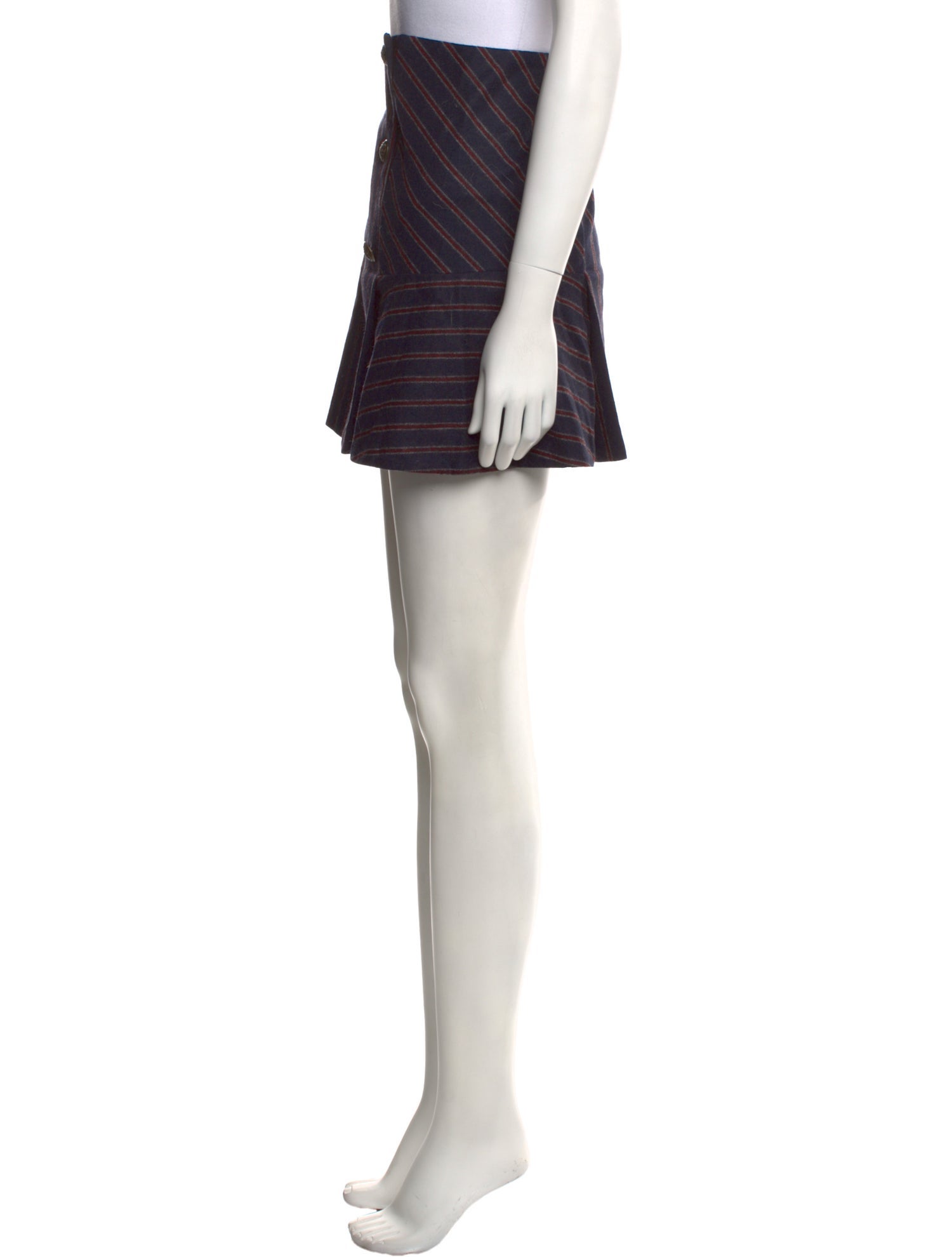 Veronica Beard Wool Mini Skirt