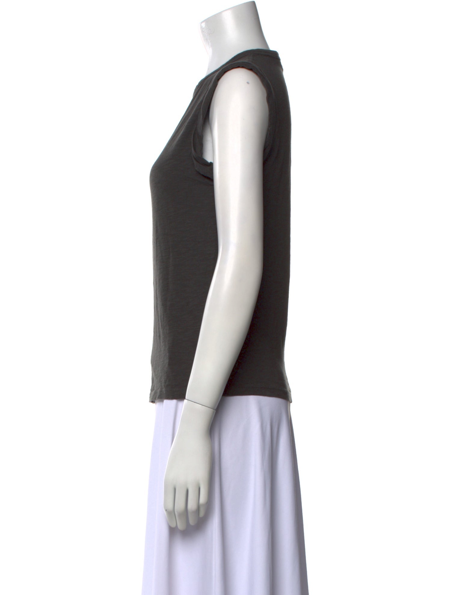 Veronica Beard Crew Neck Sleeveless Top
