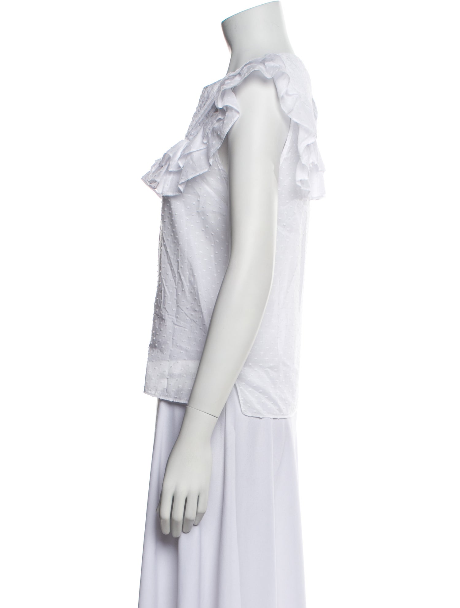 Veronica Beard Crew Neck Short Sleeve Top