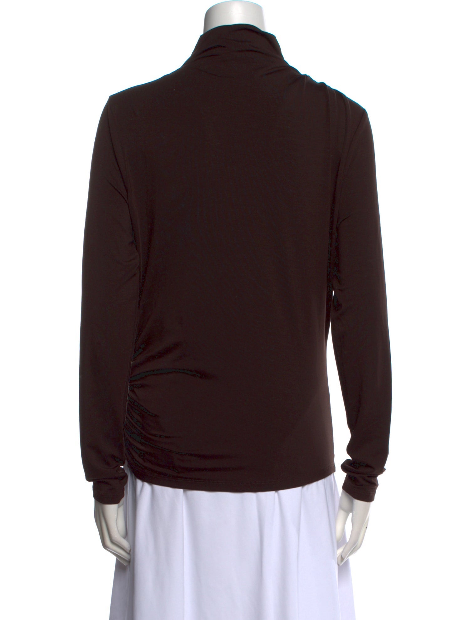 Veronica Beard Mock Neck Long Sleeve Sweatshirt