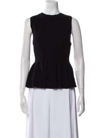 Veronica Beard Crew Neck Sleeveless Top