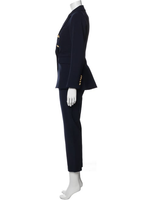 Veronica Beard Virgin Wool Tassel Accents Pantsuit