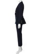 Veronica Beard Virgin Wool Tassel Accents Pantsuit